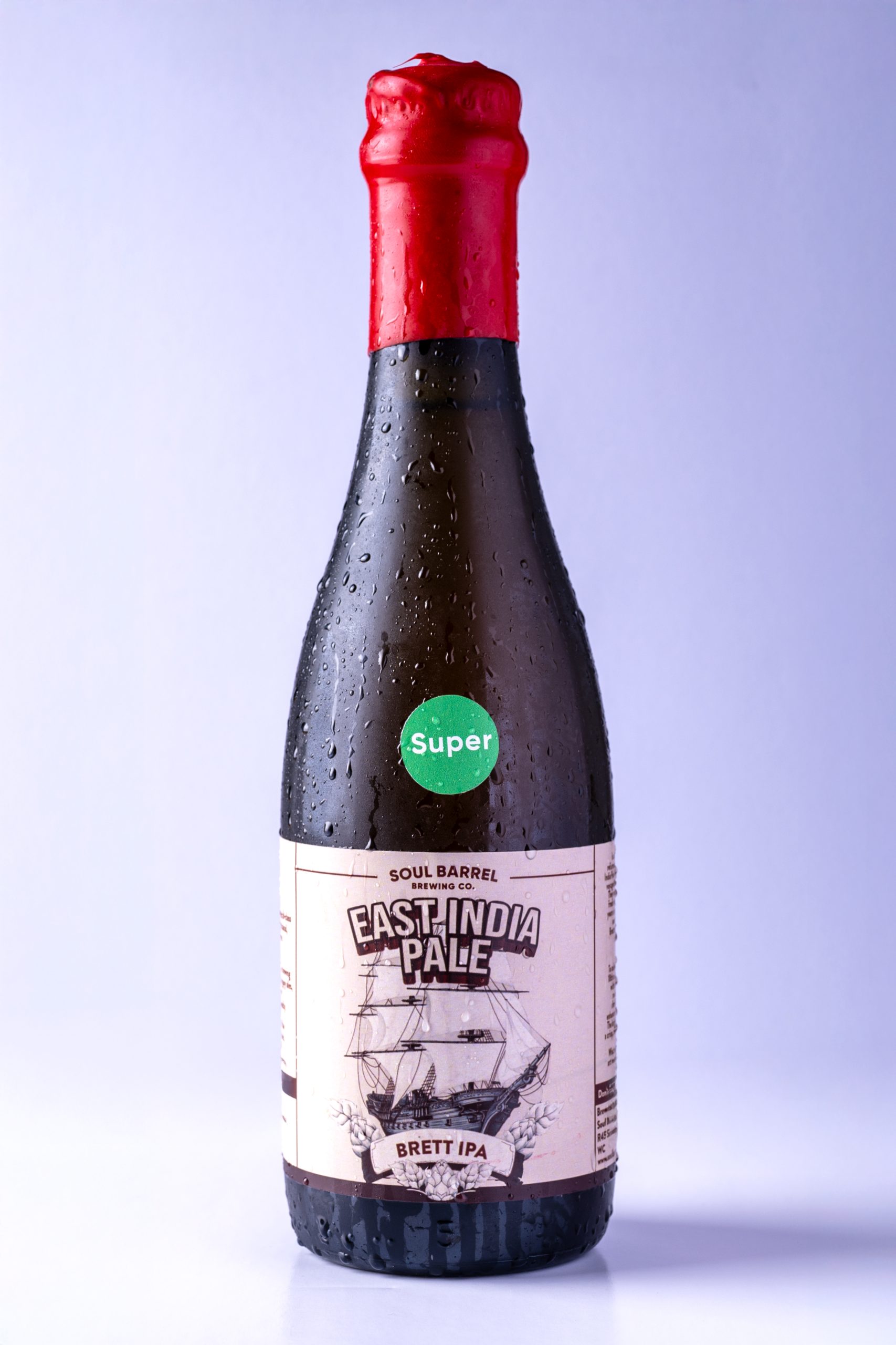 East India Pale Brett IPA bottle with funky craft beer label