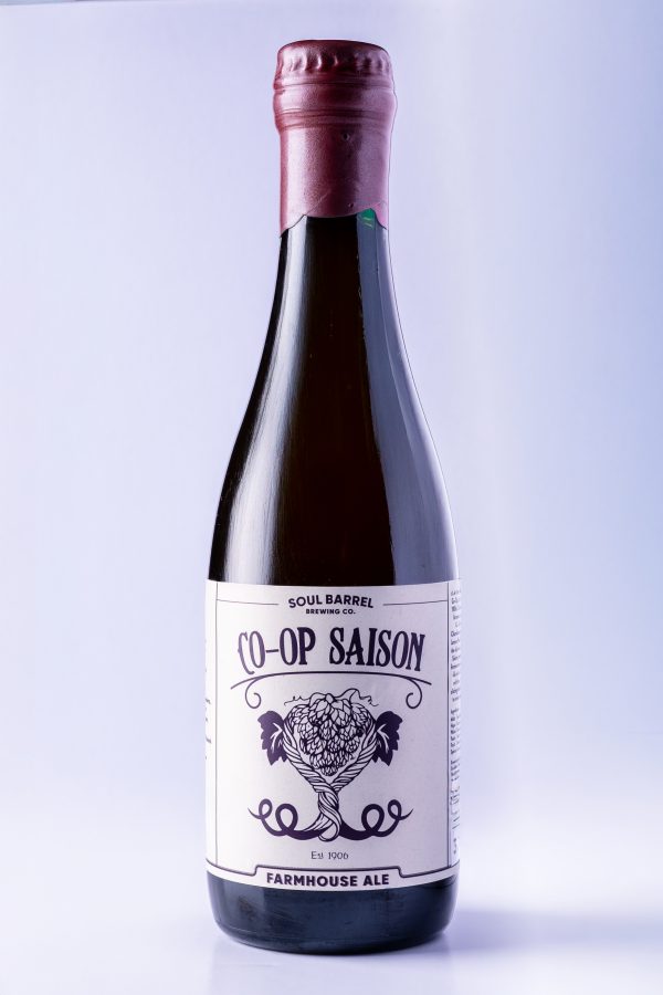 Co-Op Saison bottle of Simondium farmhouse ale beer